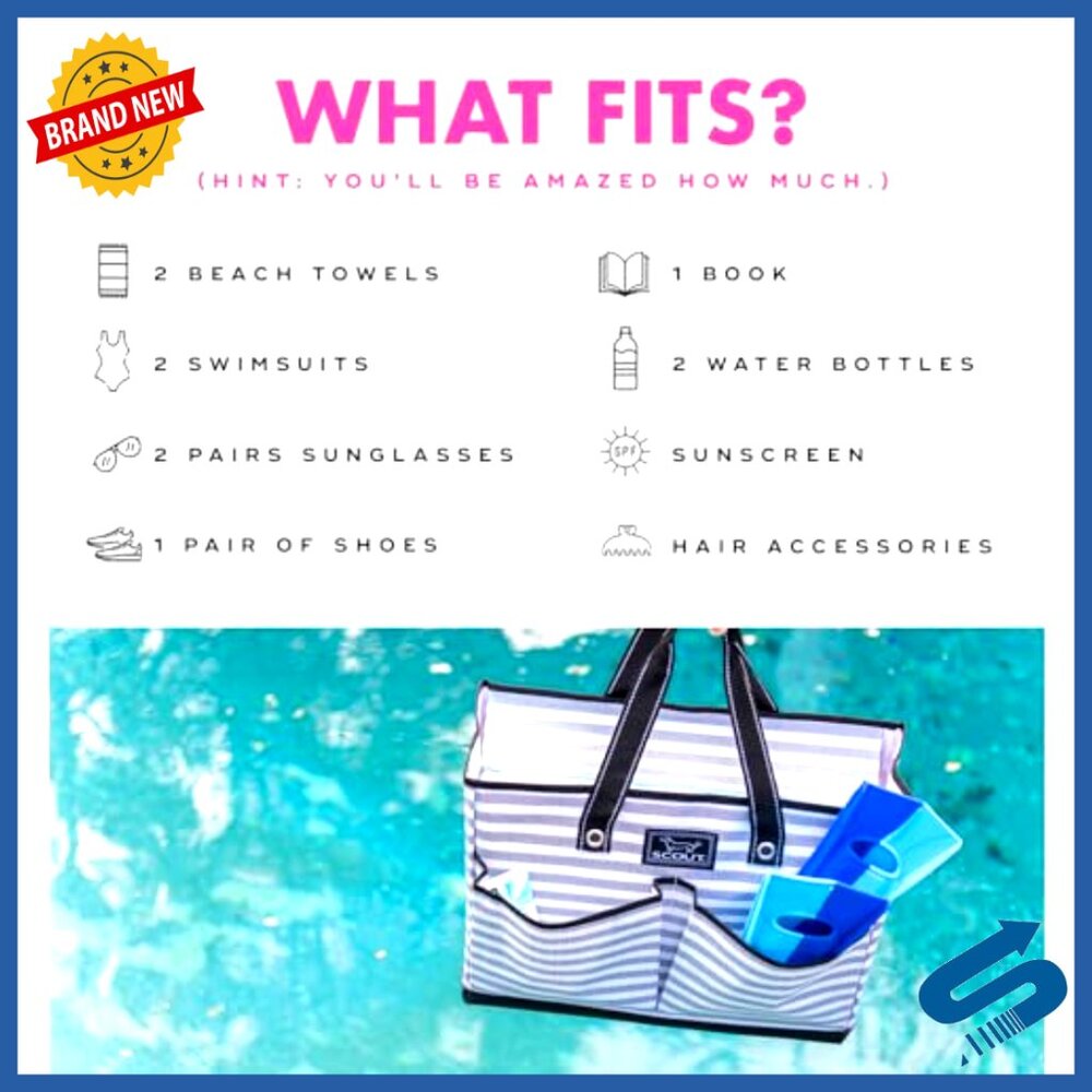 Large Utility Tote Bag with Multiple Pockets for … - image 5